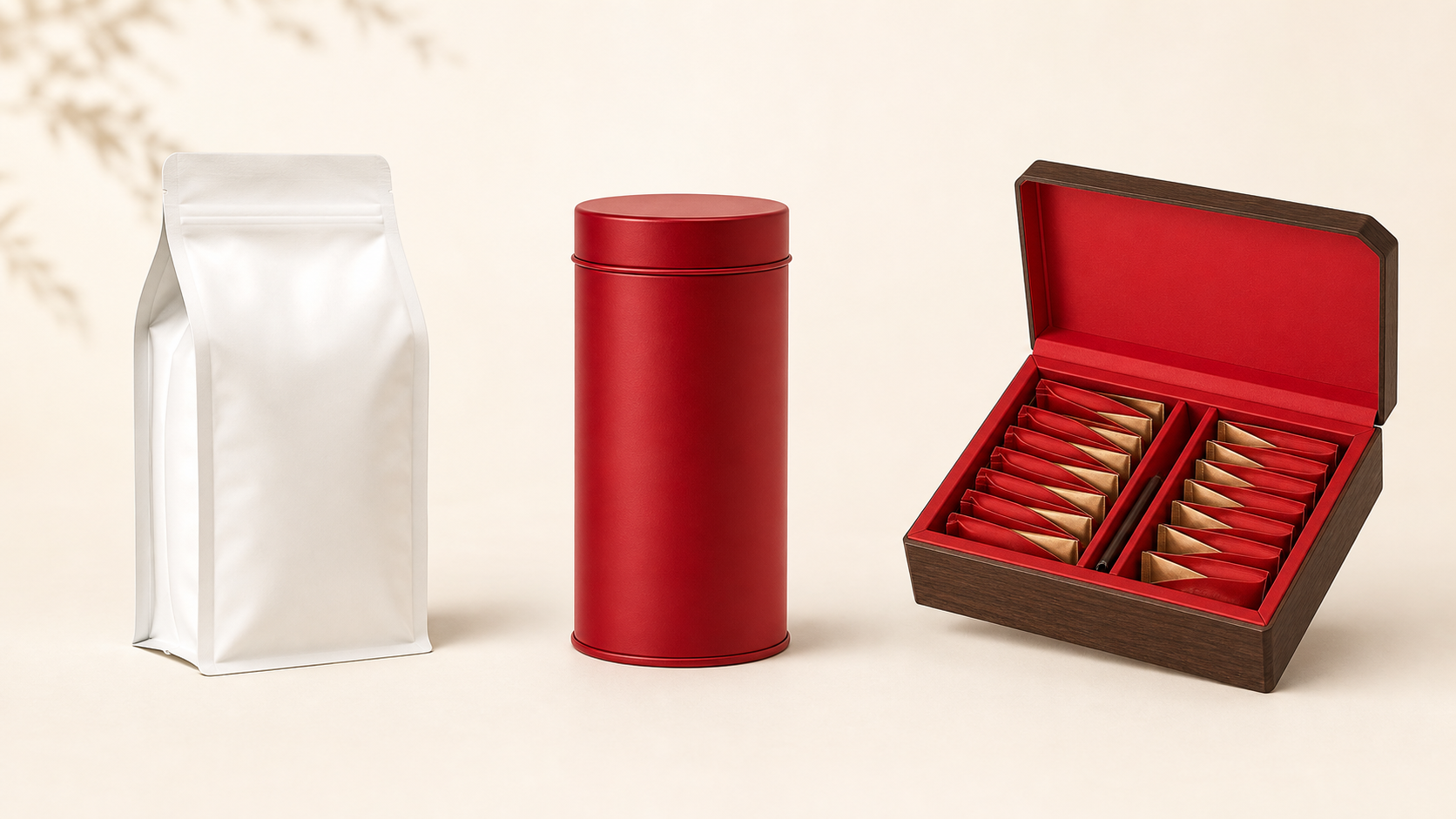 Custom tea packaging support