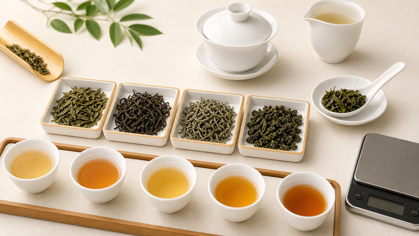 Tea sample testing