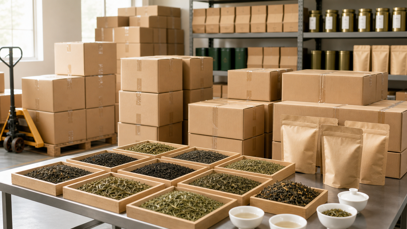 Tea sourcing and warehouse support