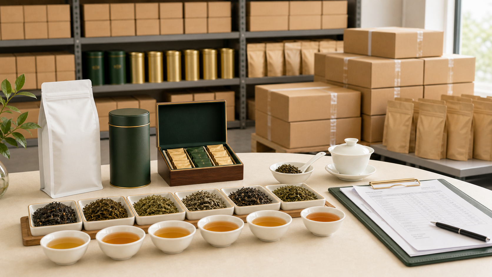 Chinese tea sourcing and packaging support