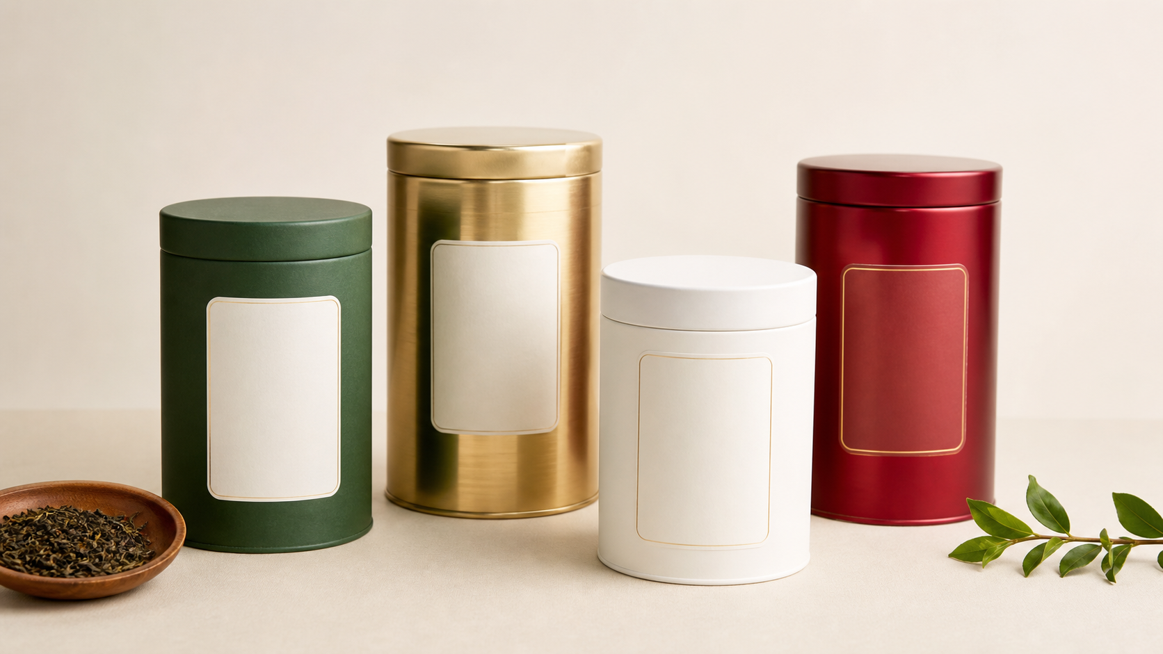 Tea tin packaging
